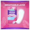 Always Thin No Feel Protection Daily Liners Regular Absorbency Unscented;  120 Ct