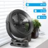 10000mAh Battery Operated Misting Fan with Clip, 8-Inch Mist Fan for Desk, Detachable Battery, 3 Speeds, 2 Mist Modes with 200ml Tank, 48 Hours Workin