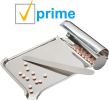 Dukal Stainless Steel Pill Counting Tray with Spatula 8.46 x 5.90 x 1.37. Case of 10 Seamless Flat Trays. Medical Instrument Tray. Ideal for Count Med