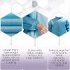 Disposable Gowns XX-Large. Pack of 10 Blue Lab Coat Men 40 gsm Polypropylene Polyethylene Surgical Gowns with Collar; Loop Fastener; Long Sleeves; Ela