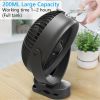 10000mAh Battery Operated Misting Fan with Clip, 8-Inch Mist Fan for Desk, Detachable Battery, 3 Speeds, 2 Mist Modes with 200ml Tank, 48 Hours Workin
