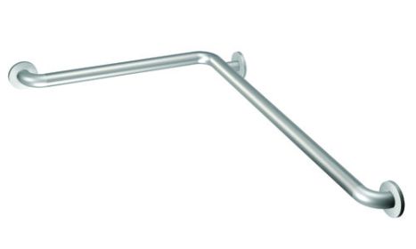 Moen L-Shaped Peened Grab Bar w/ SecureMount  16  x 32